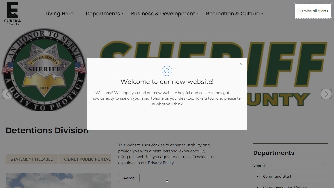 Detentions Division | Eureka County